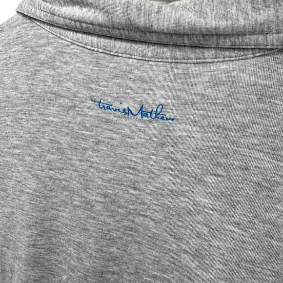 Travis Mathew Polo Shirt Mens XXL SOFT Gray Blue Short Sleeve Golf Classic - Picture 8 of 9